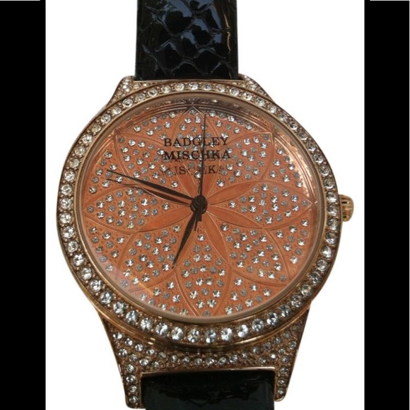 Badgley Mischka Accessories - Badgley Mischka ultra bling & genuine leather band